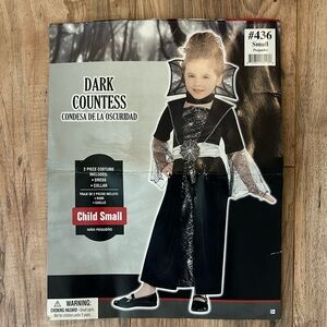Dark Countess Condesa De La Oscuridad 2 Piece Child Costume
